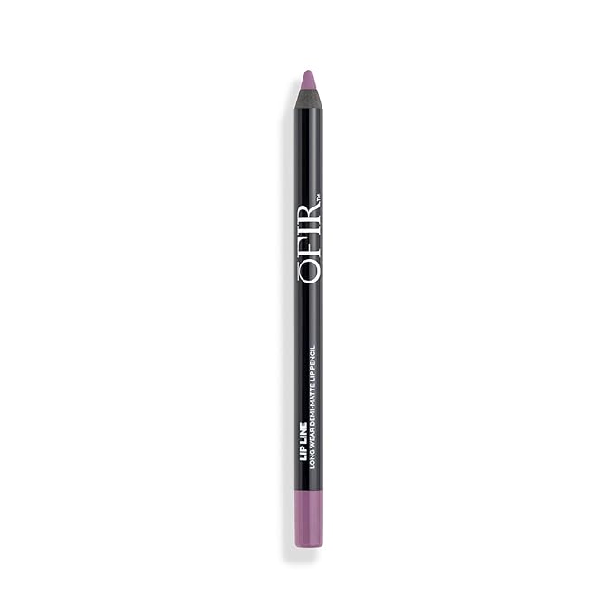 OFIR Longwear Demi-Matte Lip Line | Smudge-Proof, Easy Glide, Hydrating, Long-Lasting Color, Precise Application, Muted Purple Lip Liner Pencil for Defined Lips | 0.042 OZ
