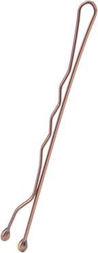 Amazon Basics Bobby Pins, Browth Hair Pins for all Hair types, 48 Count