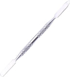 Mixing Palette Small Stainless Steel Makeup Palette Rec Shape Mixing Plate Tools with Spatula Nail Art Palette for Blending Cosmetic Shades