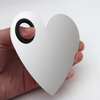 Heart Shaped Makeup Palette Stainless Steel Nail-art Cosmetic