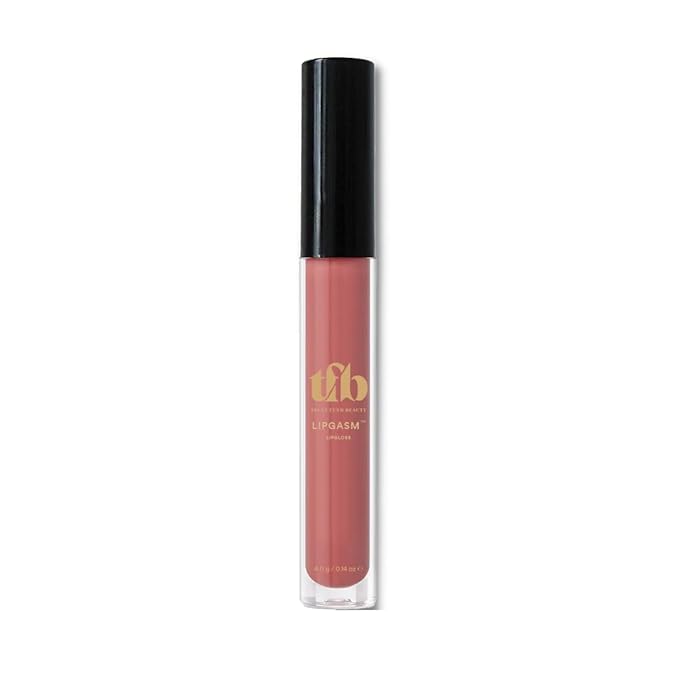 Trust Fund Beauty Lipgasm Lipgloss - Snatched, Rose Nude, Sheer, Moisturizing, 4g/0.14 fl oz. Vegan, Cruelty-Free, 21-Free