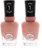 Sally Hansen Miracle Gel™, Mauve-olous, Long Lasting, Gel-Like Formula, No UV Lamp Needed, Pink Nail Polish (Pack of 2)