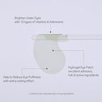 Chill Down Gel Eye Mask 60ea (30pairs) - Cooling Hydrogel Eye Patch with Catechins, Arnica Flower, Vitamins, Caffeine for Relieving Tired Eye Area, Brightening, Reducing Eye Bags, Puffy Eye