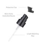 3PCS Black Replacement Foundation Pump Make-Up Cosmetic Liquid Foundation Make-Up Pump for MAC and Estee Lauder Double Wear Foundation (3PCS)