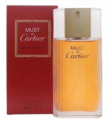 Must De Cartier By Cartier For Women. Eau De Toilette Spray 3.3 oz (Pack of 2)