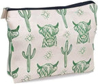 Western green makeup bag,western gifts