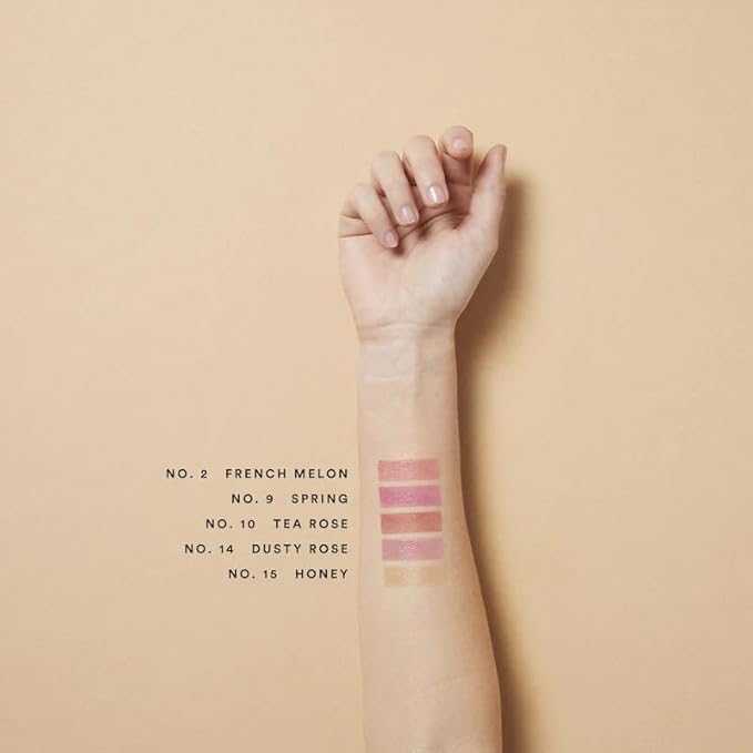 Olio E Osso - Natural Lip + Cheek Balm | Natural, Non-Toxic, Clean Beauty (No. 2 French Melon, 0.35 oz | 10 g)