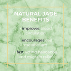 Alana Mitchell Jade Eye Mask – Weighted Eye Mask to Eliminate Wrinkles, Puffiness, & Irritation – Headache and Migraine Relief Mask - 100% Real Jade Stone Beads for Hot & Cold Anti Aging Therapy