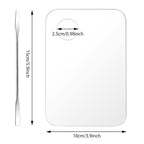 Acrylic Cosmetic Makeup Palette, 2 Pack Makeup Mixing