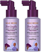 Pantene Gold Series New Lengths Scalp Revitalizing Treatment, 4.2 Fl Oz Scalp Treatment Infused with Green Tea, Moisturizes, Strengthens and Protects from the Root for Visibly Longer Hair (Pack of 2)