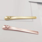 3 Pieces Alloy Makeup Spatula Eye Cream Spoon Beauty Scoop Mini Spoon Makeup Beauty Spoons Mini Cosmetic Skincare Spatula for Cream Lotions, 3.54 x 0.43 inches, Gold, Silver, Rose-Gold