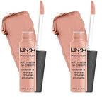 NYX PROFESSIONAL MAKEUP Soft Matte Lip Cream, Lightweight Liquid Lipstick - Cairo (Matte Pure Nude) (Pack of 2)