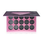 Large-Sized Empty Magnetic Makeup Palette with Diamond-Shaped Transparent Window