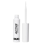 DUO Active Clear Lash Glue – Brush-On Lash Adhesive for Strip Lashes, Quick-Dry, Waterproof Eyelash Glue, 0.16 oz (4.6g)