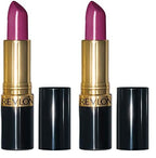 REVLON Lipstick, Super Lustrous Lipstick, Creamy Formula For Soft, Fuller-Looking Lips, Moisturized Feel in Berries, Berry Crush (771) 0.15 oz (Pack of 2)