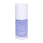 Olive & June Quick Dry Nail Polish | Instant, Fast-Drying, Smudgeproof Color | 15-free, Vegan, Cruelty-Free Formula | Lasts up to 5 Days | Salon-Quality Manicure at Home | Charming Periwinkle Shimmer