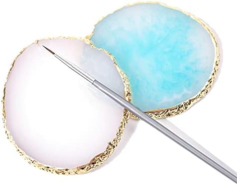 Resin Nail Art Palette, Nail Art Painting Mixed