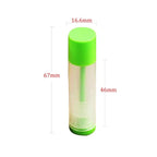 5ml 50 Pcs Empty Clear Lip Balm Tubes Containers with Twist Bottom and Multi Color Caps for Making Lip Balm,DIY Cosmetic Tubes