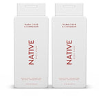 Native Body Wash for Men & Women, Seasonal | Sulfate, Paraben, and Dye Free, with Naturally Derived Clean Ingredients Leaving Skin Soft and Hydrating, Warm Cider & Cinnamon 18 oz - 2 Pk
