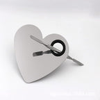 Heart Shaped Makeup Palette Stainless Steel Nail-art Cosmetic
