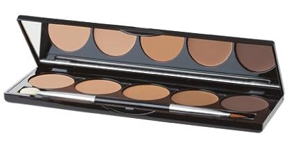 Jolie Ultra Blendable 5 Shade Cream Contouring & Highlighting Palette (Medium)