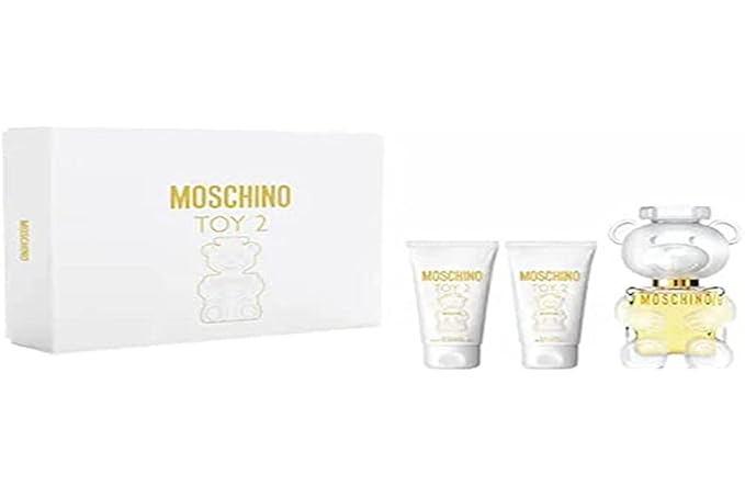 Moschino Toy 2 for Women - 3 Pc Gift Set 1.7oz EDP Spray, 1.7oz Bath and Shower Gel, 1.7oz Body Lotion