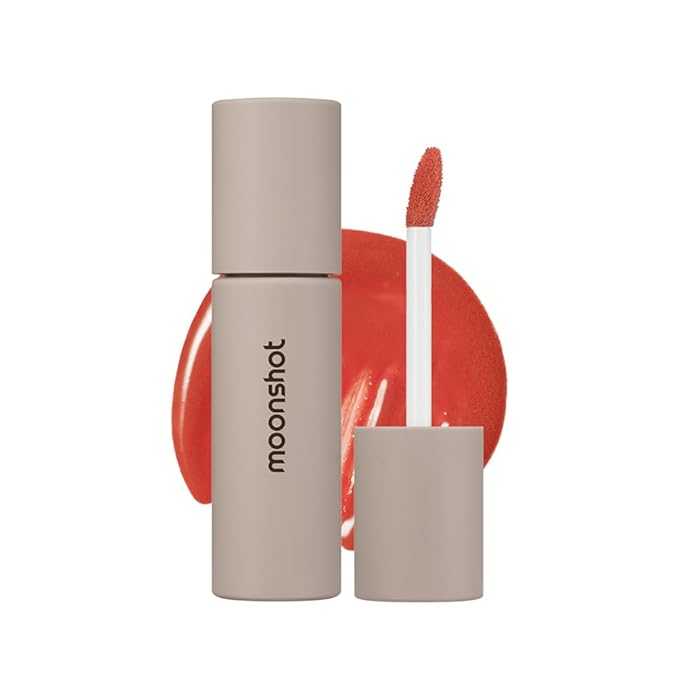 Moonshot KOREA Conscious Fit Mellow Lip Stain Longwear, Weightless, Not Animal Tested,Glow-Boosting, Long-Lasting, Comfortable, Non-Sticky,k-beauty, (Peach Cluster, 07)
