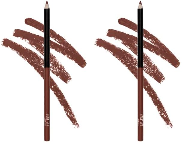 wet n wild Lip Liner Pencil Color Icon Lip Color Makeup, Dark Brown Chestnut (Pack of 2)