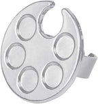 Mini Manicure Palette,4PCS Nail Display Board,Metal Nail Art