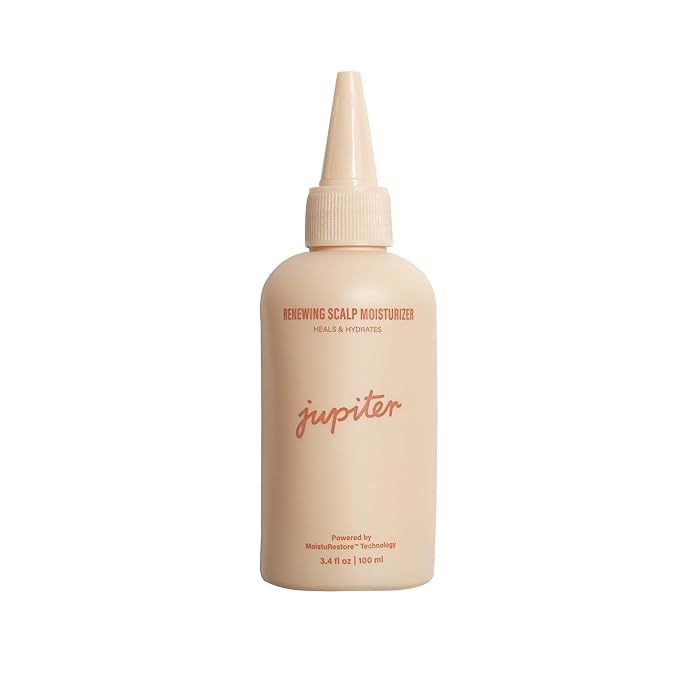 Jupiter Renewing Scalp Moisturizer, Hydrating Leave-On Treatment, for Dry, Itchy Scalp, Aloe Vera, & B Vitamins, Color-Safe, Vegan, Fragrance-Free, Paraben, Phthalate, & Sulfate-Free, 3.4 fl oz