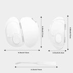 Acrylic Cosmetic Makeup Palette,2 in 1 Makeup Mixing Palette with Foundation Spatula and Storage Pigment,Handheld Makeup Mixing Tray,Makeup Plate for Foundation Eye Shadow Nail Art (A-Clear)