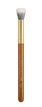 Desert Oak Series Dual Wool Blush Brush - Flat Top Goat Hair for Diffused Powder & Cream Blush, Seamless Blending, Bubinga Handle (CM 188)