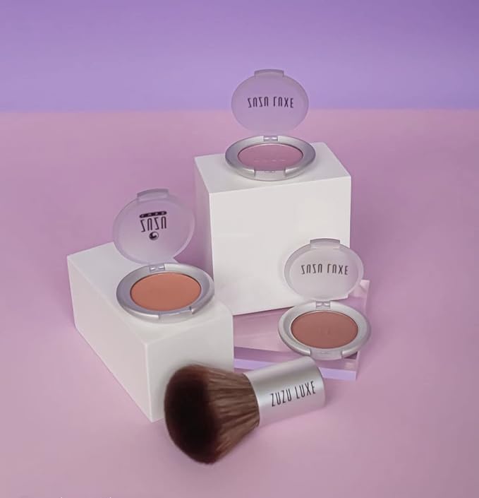 ZUZU LUXE Mineral Blush (Samba - Light Bronze/Warm Shimmer), Natural, Paraben Free, Vegan, Gluten-free, Cruelty-free, Non GMO, 0.1 oz