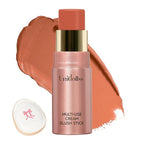 Multi-Use Makeup Cream Blush Stick, Unidollss 3-in-1 Buildable Blush Stick for Cheeks, Eyes, and Lips, Hydrating formula, All day wear, Easy Application with Thumb Puff Included (03 PALPITATING)