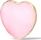 Resin Nail Art Palette Nail Mixing Palette Nail Art Painting Mixed Color Palettes Gold Edge Nail Holder Display Board Cosmetic Mixing Tools (Pink)