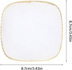 Resin Nail Art Palette Gold Edge Nail Holder