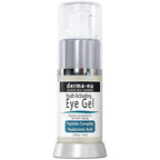 Eye Gel Anti-Aging Cream - Treatment for Dark Circles, Puffiness, Wrinkles and Fine Lines - Hyaluronic Acid Formula Infused Serum with Aloe Vera & Jojoba for Ageless Smooth Skin .5 oz