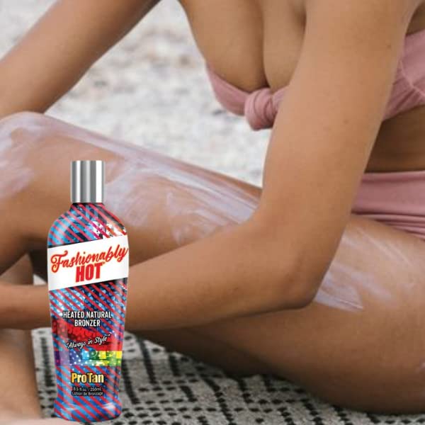 Pro Tan Heated Natural Bronzer Oil, 8.45 Fl Oz, Brown