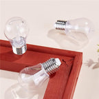 COSIDEA 30PCS Empty lamp bulb lip gloss tube 6ml lipgloss tubes container 0.2oz lip tint containers