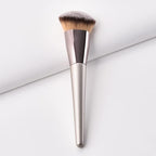 Professional Angled Foundation Brush Premium Synthetic Kabuki Makeup Brush Bronzer Contour Brush Cosmetic Applicator for Blending Liquid Powder BB Cream Vegan Brochas de Maquillaje
