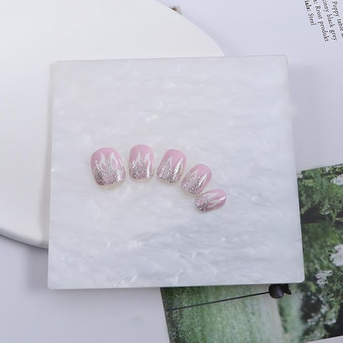 2pcs Nail Art Palette, False Nail Tips Display