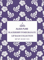 Blackberry Pomegranate Lip Balm Collection, Vegan Lips,
