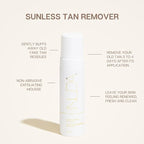 Nuda Sunless Tan Remover | Gentle & Non-Abrasive Mousse | Vegan Self Tanner Remover with Vitamins A, C, & E and Aloe Vera, White Tea, & Lemon | Fake Tan Remover for Women, (190mL)