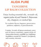 Tangerine Lip Balm, Vegan Lip Balm Lips,