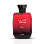 RASASI Hawas Fire Eau De Parfum Men Spray 100ML(3.4 Oz) - Bold Arabian Perfume For Men With A Fiery Essence - Indulge In A Luxurious, Long Lasting Perfume That Captures Masculine Elegance And Strength