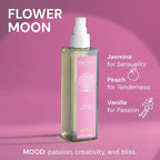 Pacifica Hair Perfume & Body Fragrance Spray Mist - Flower Moon with Jasmine, Peach & Vanilla – Alcohol-Free, Vegan & Cruelty-Free, 6.5 oz