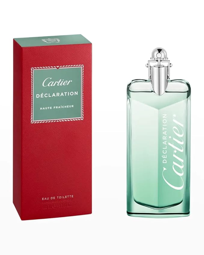 Cartier Declaration Haute Fraicheur for Men Eau De Toilette Spray, 3.4 Ounce