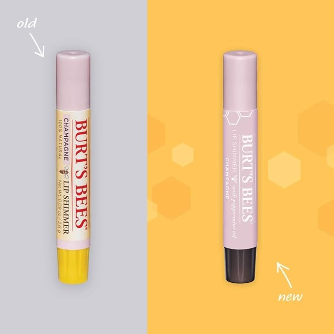 Burt's Bees Lip Shimmer, Champagne 0.09 oz