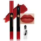 Classical Red Crayon Matte Lipstick Lip Liner Pencil, Moisture Smooth Lipstick Pencil, With pencil sharpener Sharpenable Lip Pencil, Ultimate Lip Crayon for Women Smudgeproof Waterproof 06#