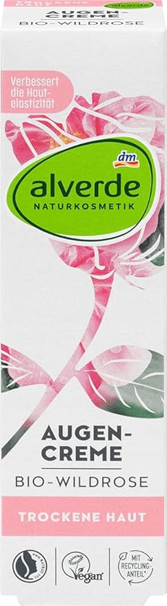 MIZPZL Alverde NATURAL COSMETICS Eye cream wild rose, 15 ml